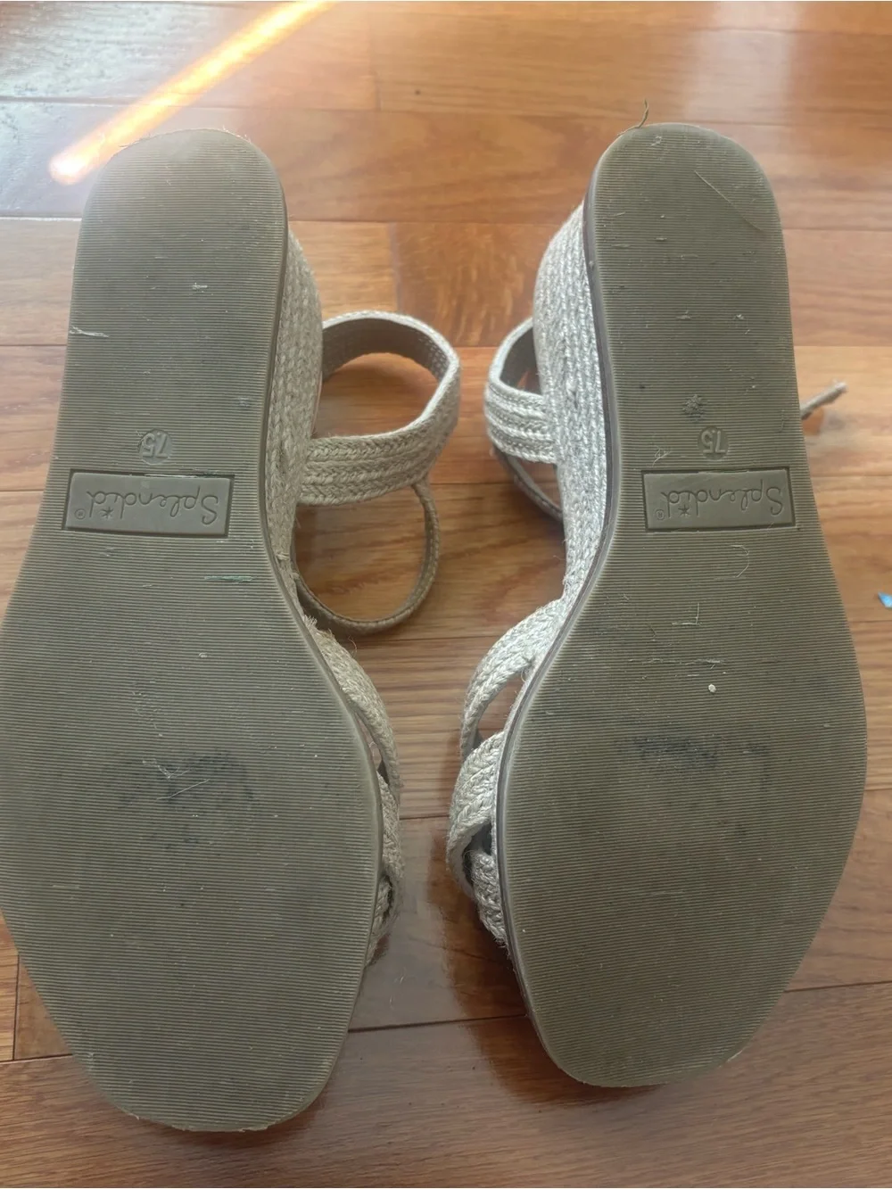 Splendid Espadrille Wedge Sandals with Ankle Strap